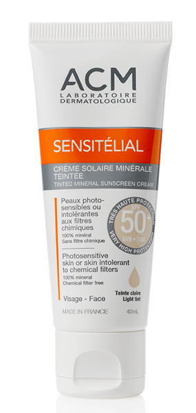 სენსიტელიალ SPF 50+ ოდნავ ტონალური
