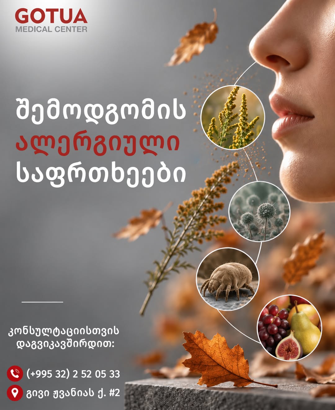 შემოდგომის ალერგიული საფრთხეები